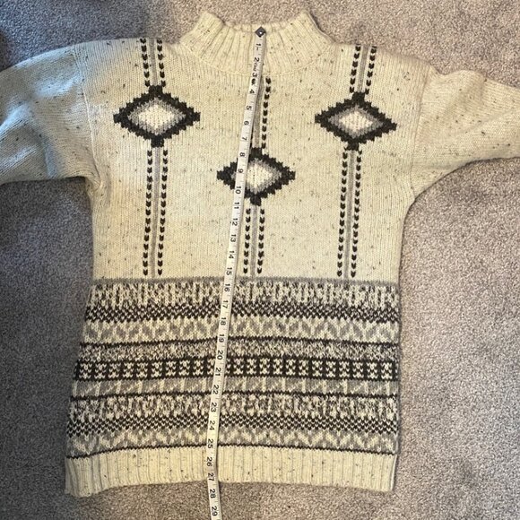 Mixed Grays Patterned Sweater - M - Picture 4 of 6